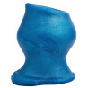 Oxballs Plug Tunnel Pig-Hole Platinum Bleu 14 x 11 cm